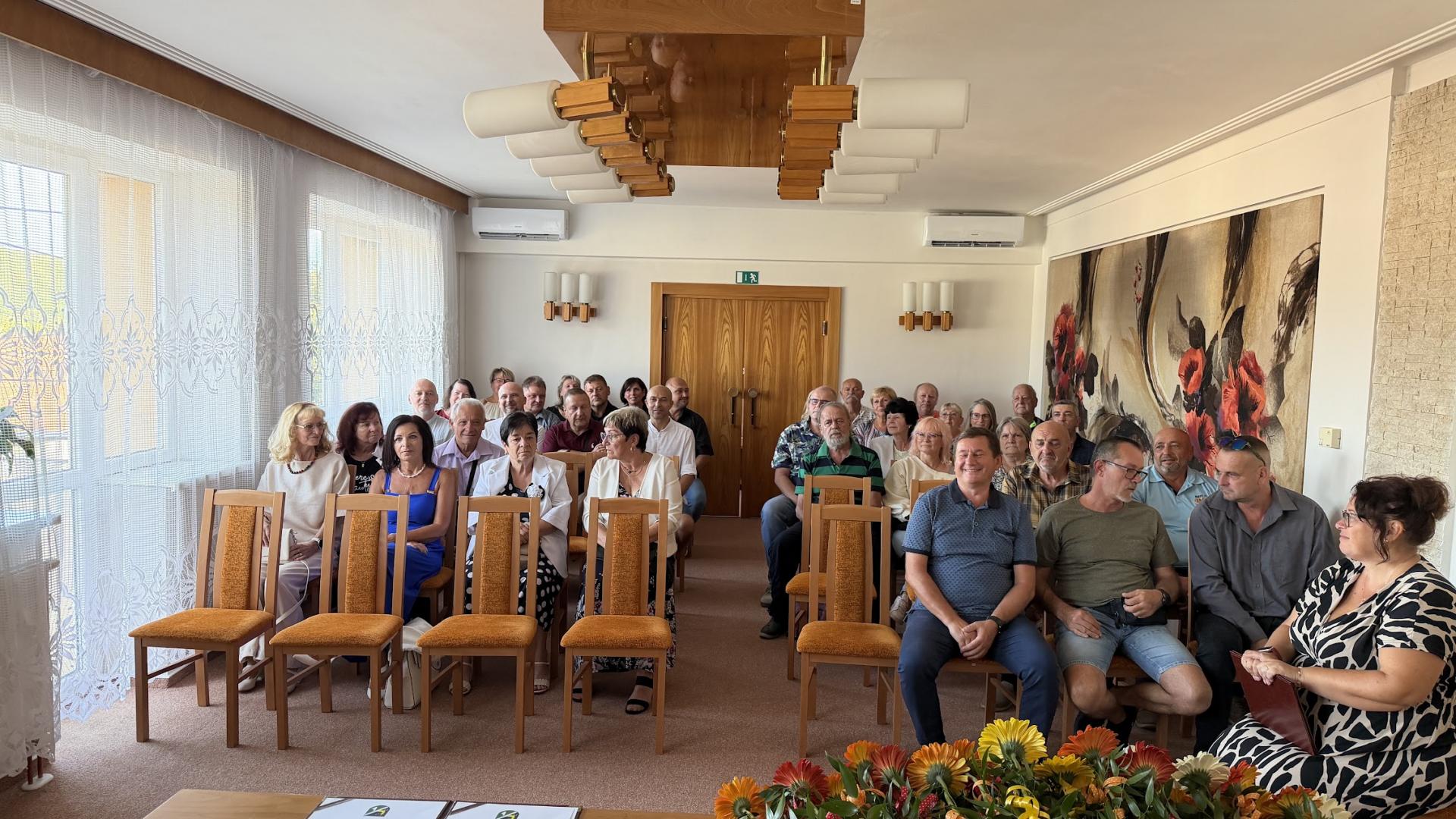 Společné setkání jubilantů na OÚ v Račicích 2026